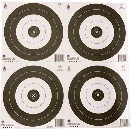 Maple Leaf Field Round 20 cm Archery Target Face 25-Pack