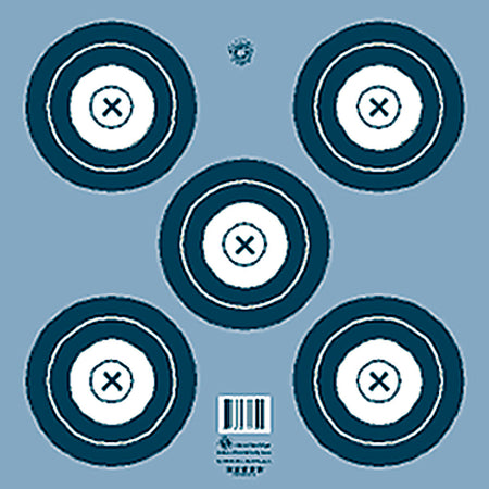 Maple Leaf Indoor Competition 5-Spot Archery Target Face Pack of 100