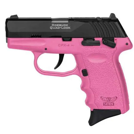SCCY CPX4CBPKRDR 380 PST BL/PNK GRP D/S SAFETY