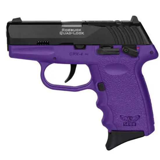 SCCY CPX4CBPURDR 380 PST BL/PUR GRP D/S SAFETY
