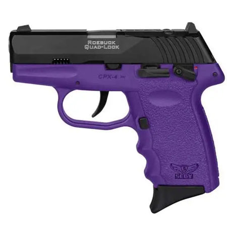SCCY CPX4CBPURDR 380 PST BL/PUR GRP D/S SAFETY