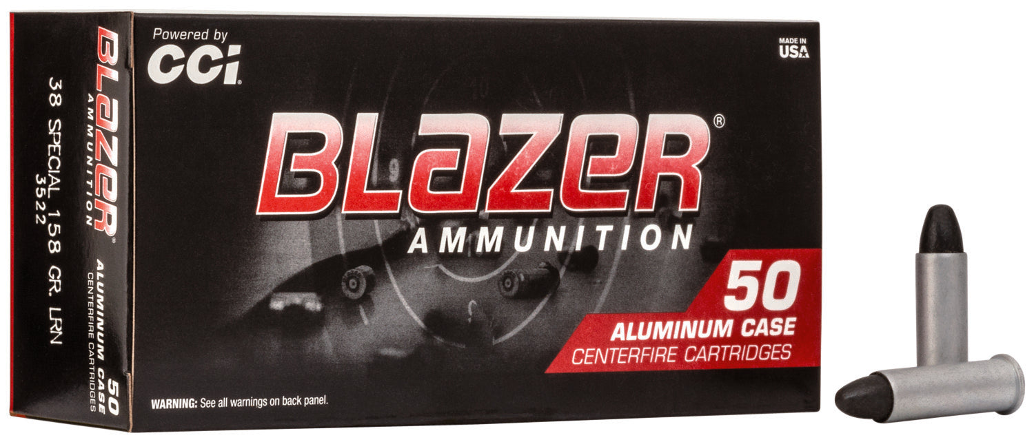 Blazer Aluminum Lead Round Nose 158 Grain .38 Special 755 fps