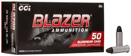 Blazer Aluminum Lead Round Nose 158 Grain .38 Special 755 fps