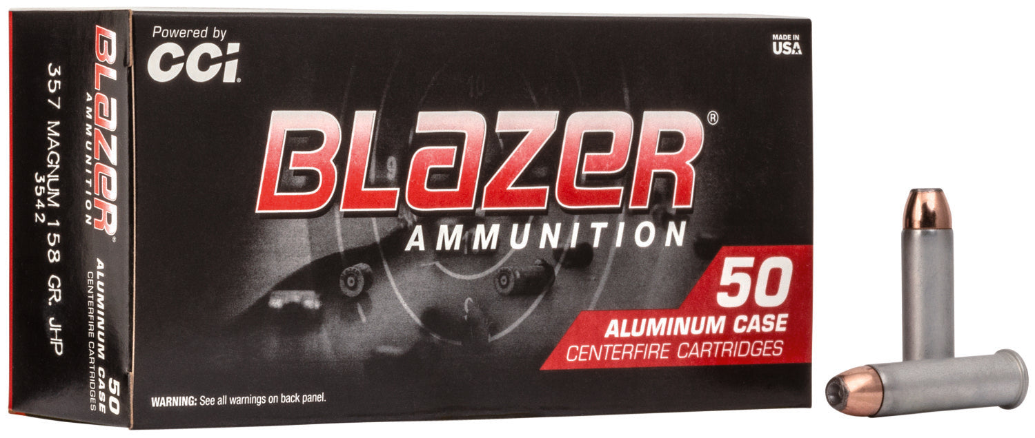 Blazer Aluminum Jacketed Hollow Point 158 Grain .357 Magnum 1150 fps