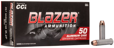Blazer Aluminum Jacketed Hollow Point 158 Grain .357 Magnum 1150 fps