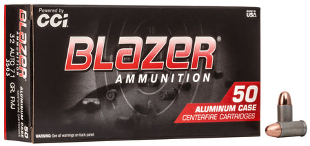 Blazer Aluminum Total Metal Jacket 71 Grain .32 ACP 900 fps