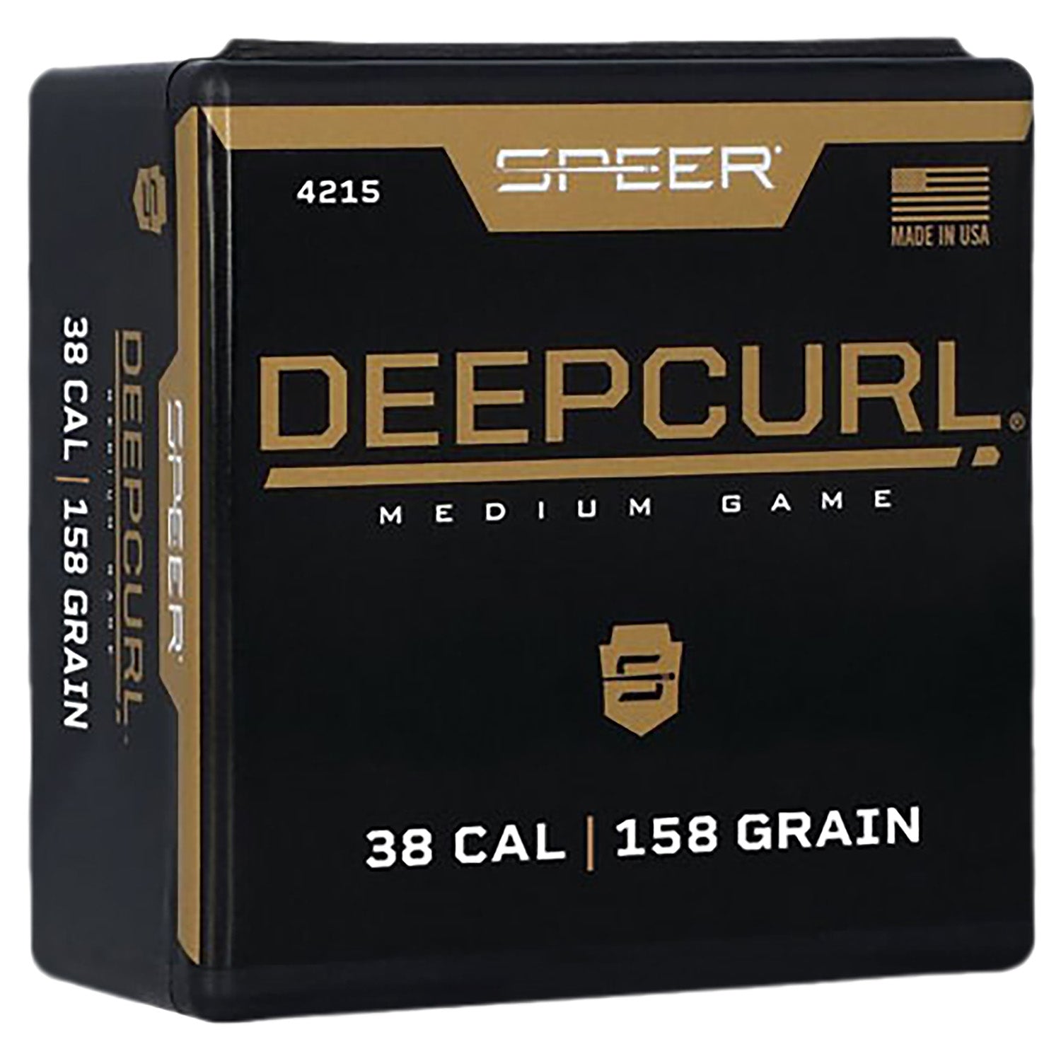 Speer DeepCurl 38 Cal 158gr Hollow Point Bullets 100 Per Box