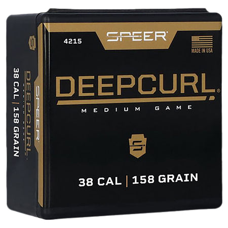 Speer DeepCurl 38 Cal 158gr Hollow Point Bullets 100 Per Box