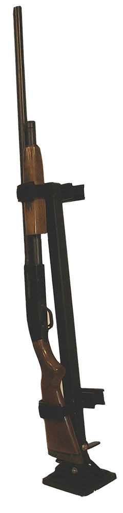 Rugged Gear 10083 Bolt-Down Floor Mount Gun Rack 2 Rifle/Shotgun Black Metal