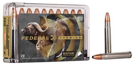 Federal Premium Safari Cape-Shok .416 Remington Mag 400 grain Swift A Frame ammunition