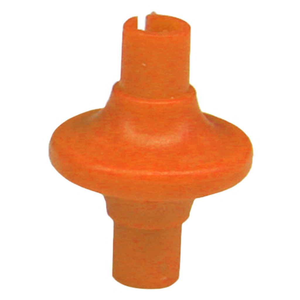 Draves Komfort Kiss Orange Soft Ergonomic Kisser Button with Accessory Clamps