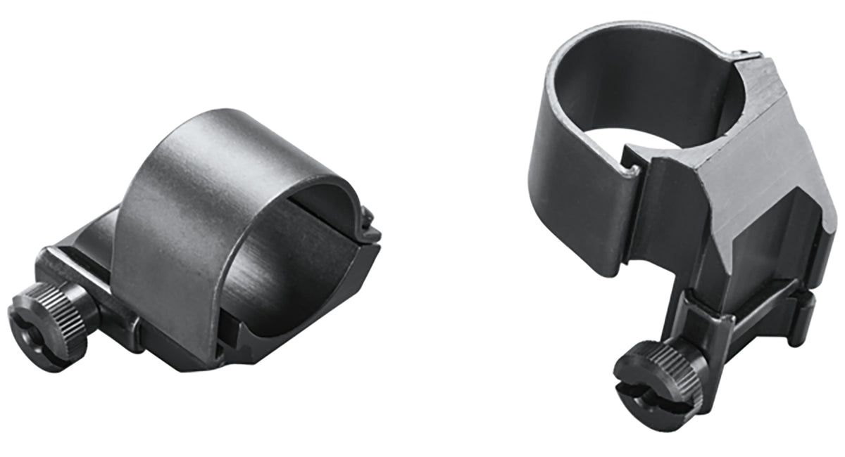 Weaver 49045 Top Mount Dual Extension Matte Black 1" Detachable Scope Rings