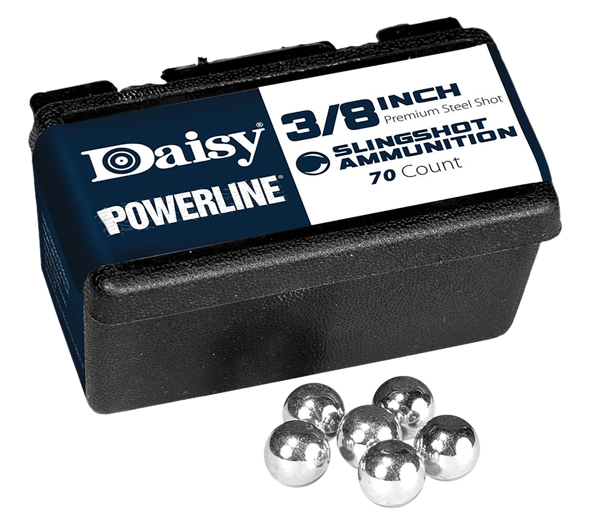 Daisy 8183 3/8" Premium Steel Slingshot Ammo Box of 70