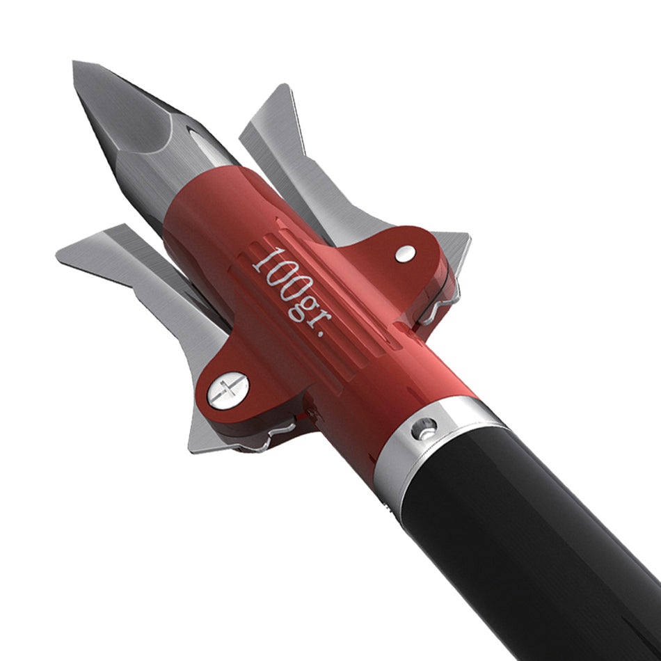 Rexpid II 3-Pack Mechanical Broadheads 100 Grain with Gear Mechanism