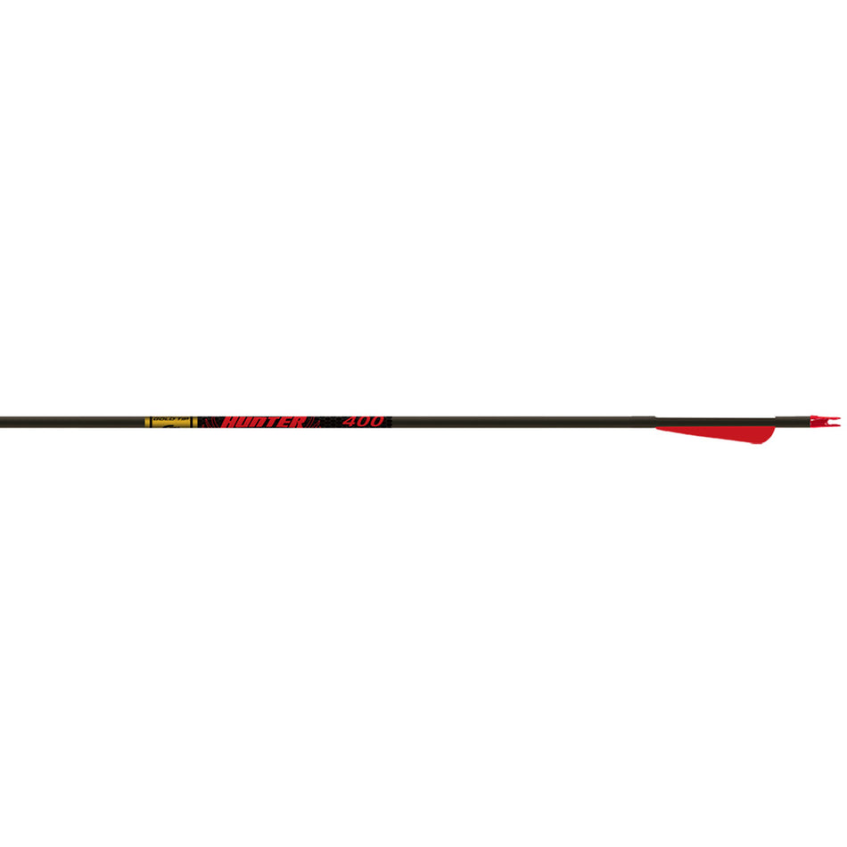 Gold Tip Hunter 400 Arrows Factory Fletched 4 in. Vanes 6 pk.