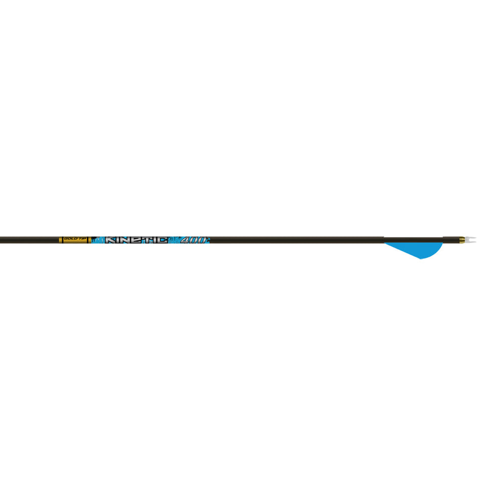 Gold Tip Kinetic Kaos 400 Carbon Arrows with Raptor Vanes 6 pk.
