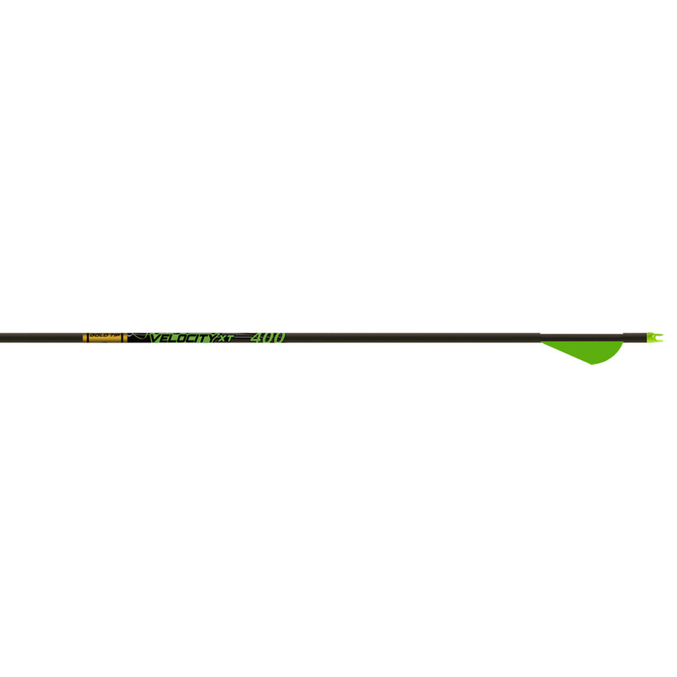 Gold Tip Velocity XT Arrows Spine 500 Raptor Vanes Pack of 6