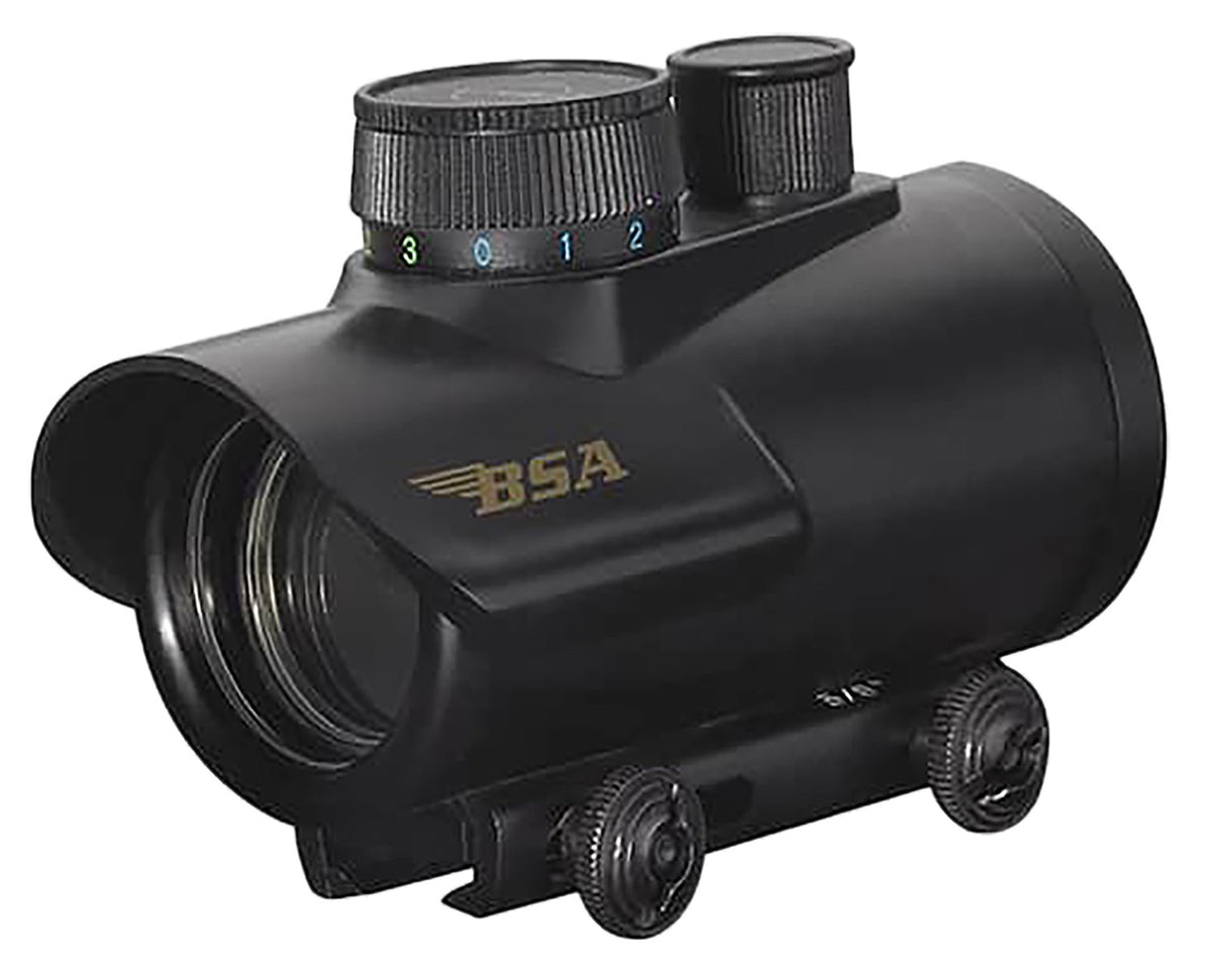 BSA HMRGBD30CP Huntsman 30mm RGB Red Dot Sight 5 MOA 1x Rail Mount