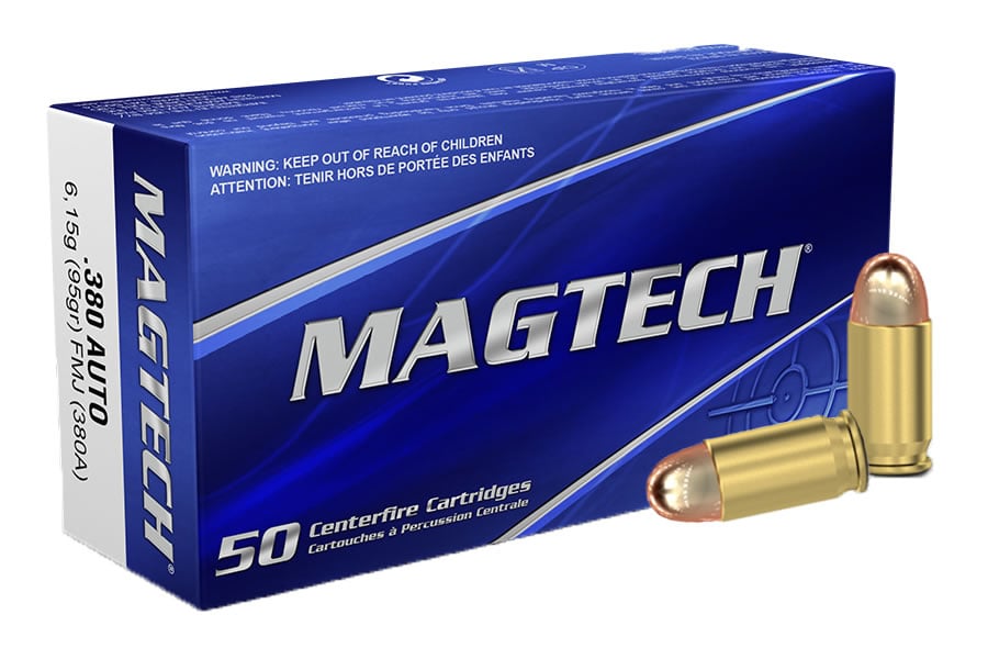 MagTech 380A Range/Training 380 ACP 95 gr Full Metal Jacket (FMJ)