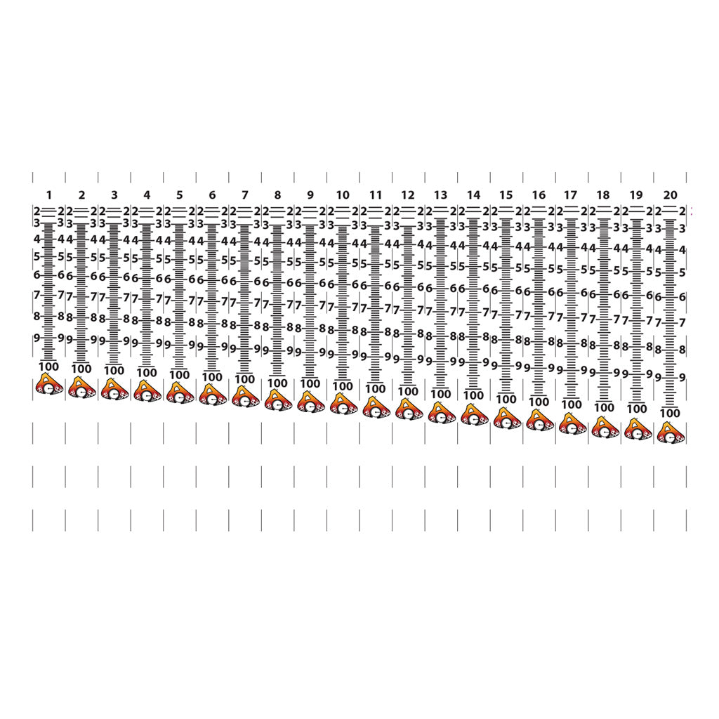 Axcel Bow Sight Tape Set 40 Yardage Scales for AccuTouch Sights