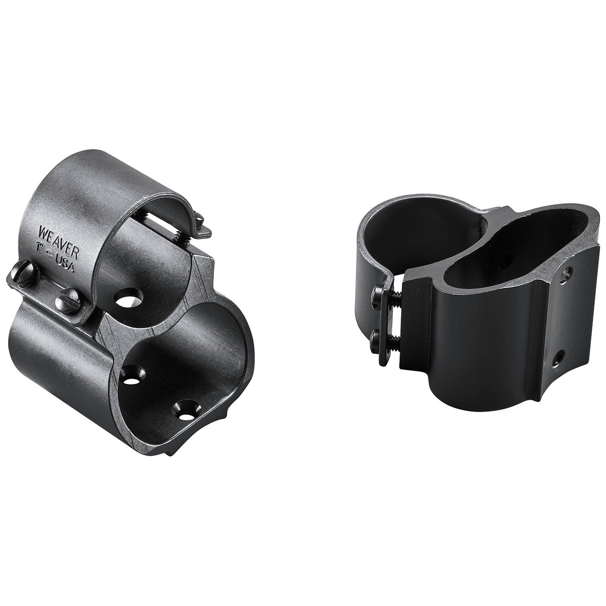 Weaver 49715 Remington 760/742 See-Thru Scope Mount Ring Combo 1 Inch Matte Black
