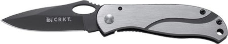 CRKT Pazoda Folding Knife 2.625" Black Fine Edge Blade Stainless Handle
