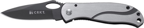 CRKT Pazoda Folding Knife 2.625" Black Fine Edge Blade Stainless Handle