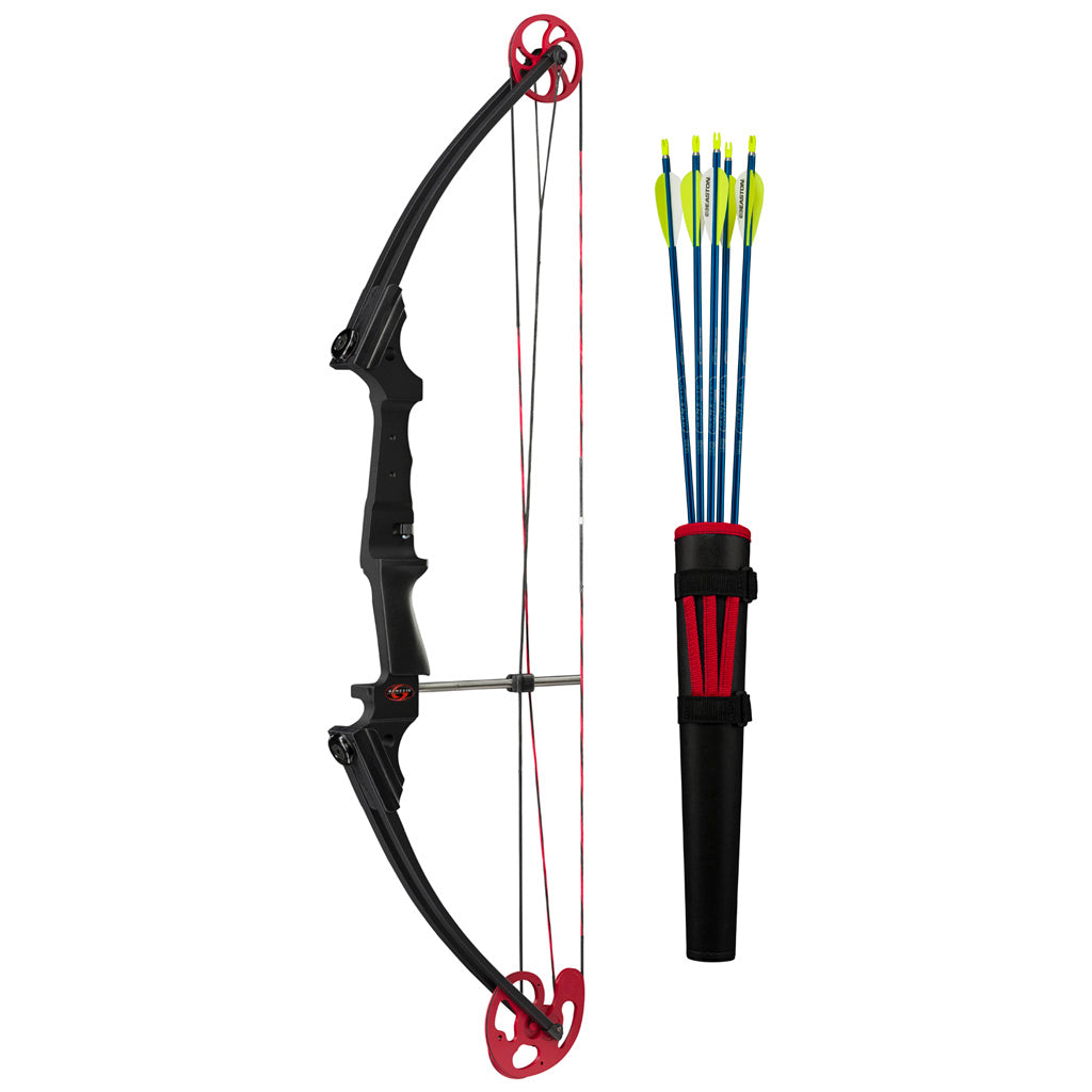 Genesis Black Right Hand Compound Bow Set with Accessories
