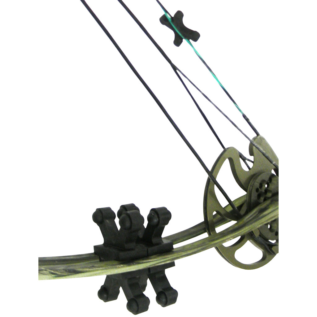 BowJax Revelation Limb Dampener Set Black 11/16 in. 4 pk.