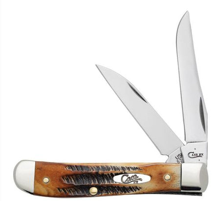 Case Mini Trapper 6.5 Folding Knife with Bone Stag Handle