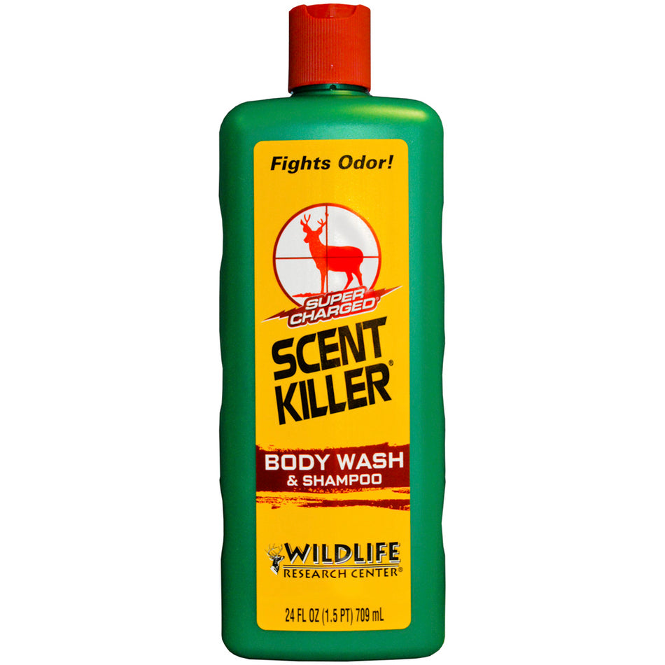 Wildlife Research Scent Killer Body Wash Shampoo 24 Ounce Anti-Odor Formula