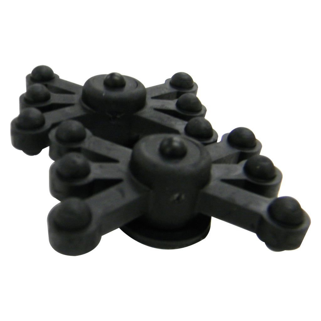 BowJax MonsterJax Crossbow Limb Noise and Vibration Dampener Black 2 Pack