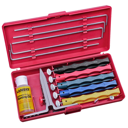 Lansky Deluxe Precision Knife Sharpening System 5 Stones