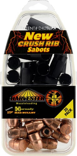 Harvester XTP 50 Cal 240gr .452 Hornady XTP MAG Sabot Bullets 20-Pack