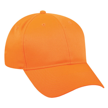 Outdoor Cap Pre-Curved Visor Youth Hat Blaze Orange
