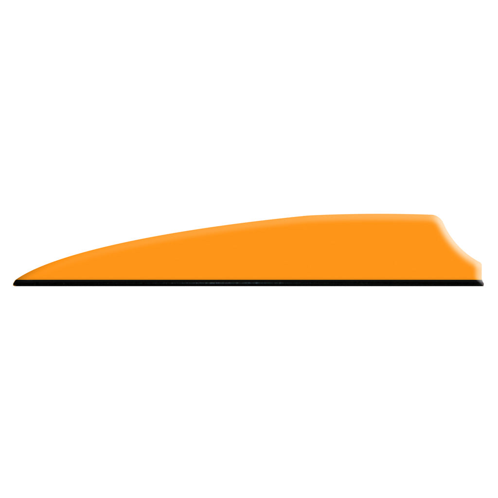 Q2i Fusion X-II Neon Orange Hunting & Target Vanes 3 inch 100-Pack