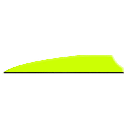 Q2i Fusion X-II Neon Yellow Hunting & Target Vanes 3 inch 100-Pack