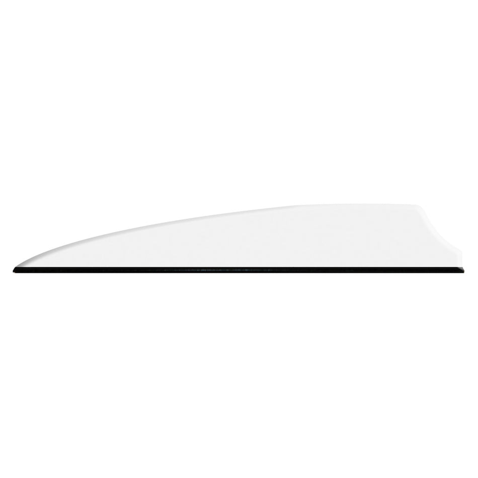 Q2i Fusion X-II White Hunting & Target Vanes 3 inch 100-Pack