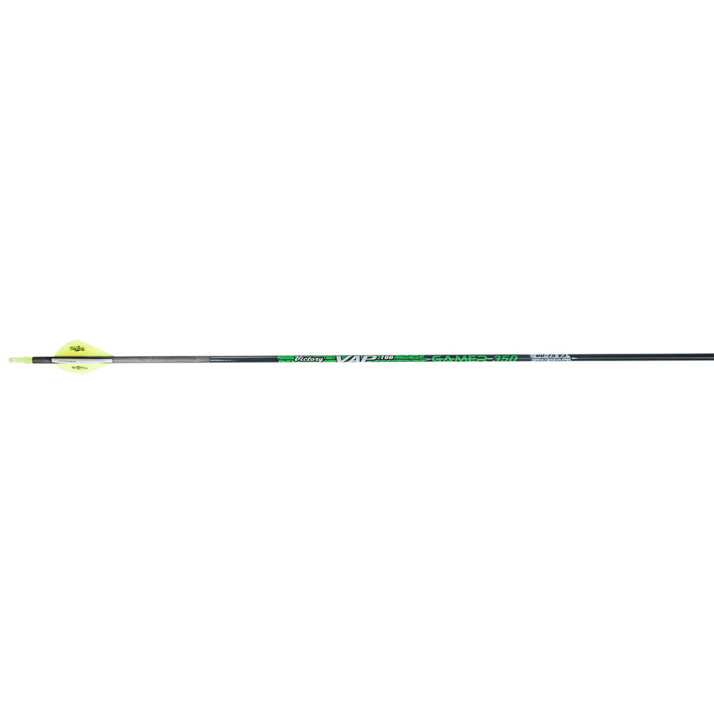 Victory Armour Piercing Gamer Arrows 350 Blazer Vanes 6 Pack