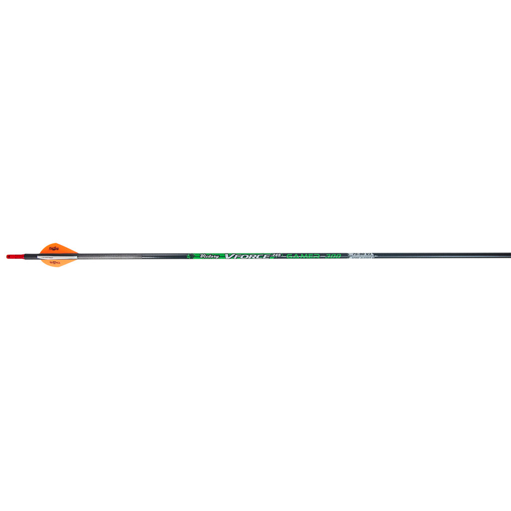 Victory VForce Gamer 300 Blazer Vane Carbon Arrows 6 pk.