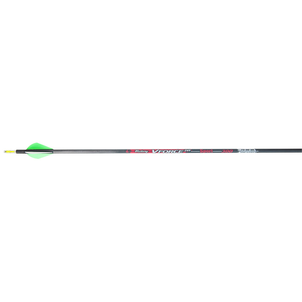 Victory VForce Sport 500 Raptor Vane Carbon Arrows 6 pk.