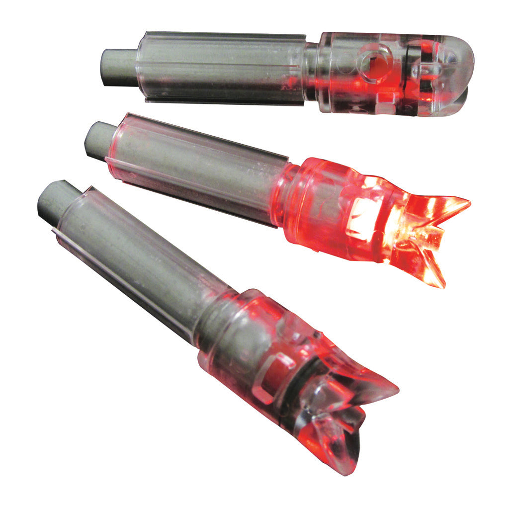 GWS Red Illuminated Crossbow Nocks 3 Pack .297-.302 I.D.