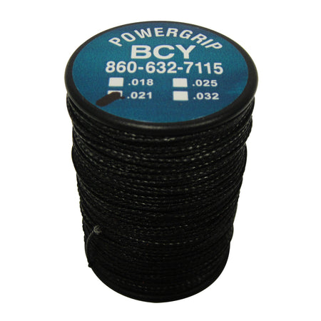 BCY Power Grip Braided Serving Black .021 Diameter 75 yds.