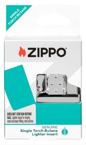 Zippo Single Torch Butane Insert - Unfilled Lighter Replacement