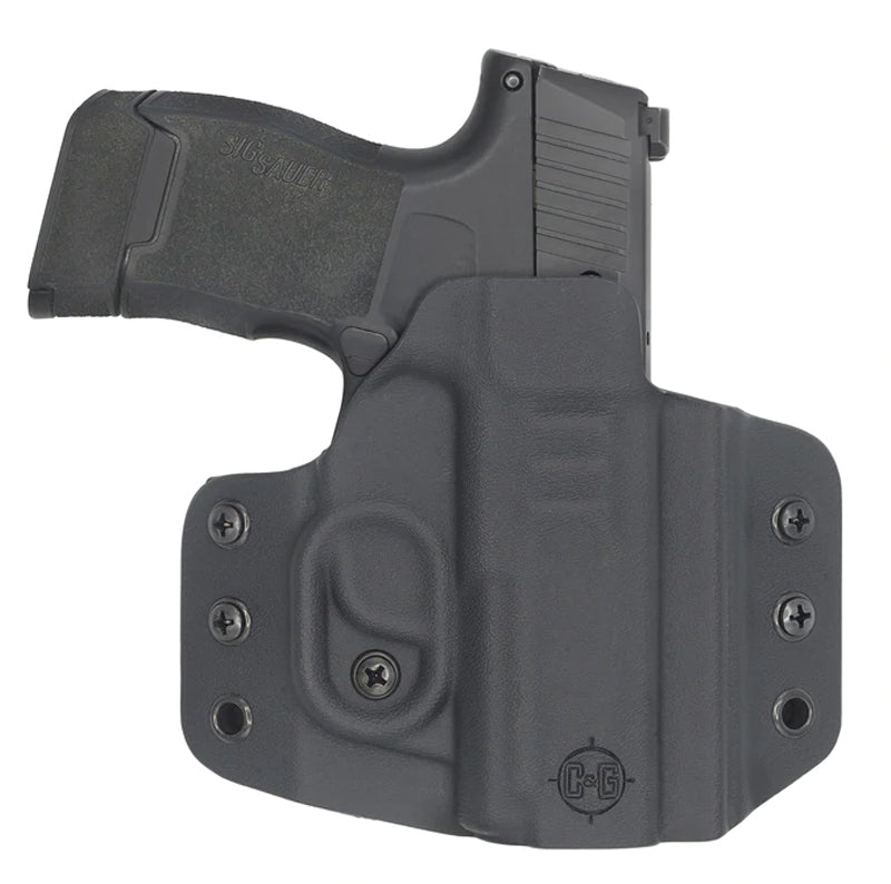 Sig Sauer P365 Left Hand OWB Covert Holster Black C&G