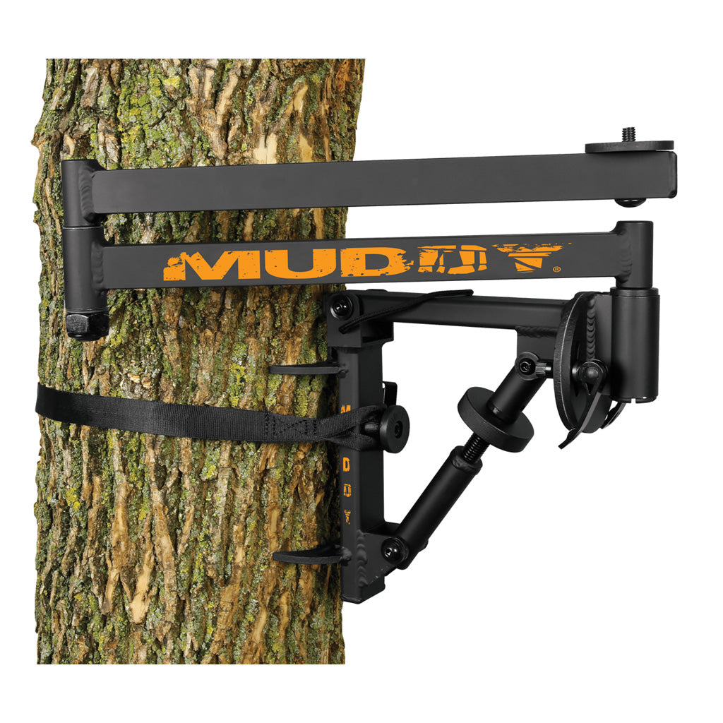 Muddy Outfitter Camera Arm Packable with Silent Ratchet Strap and Dual Bolt Sizes
