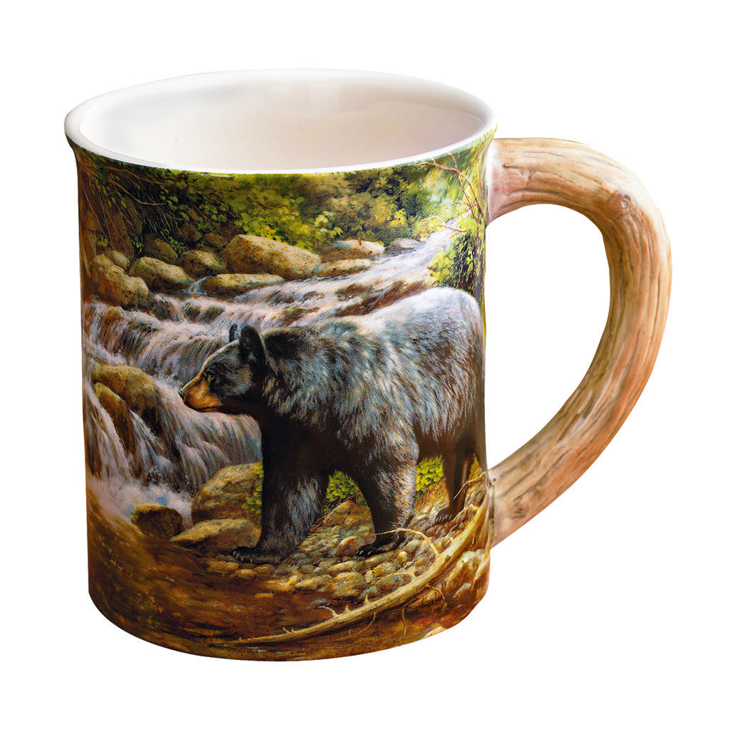Wild Wings 16 oz. Shadow of the Forest Bear Decorative Mug