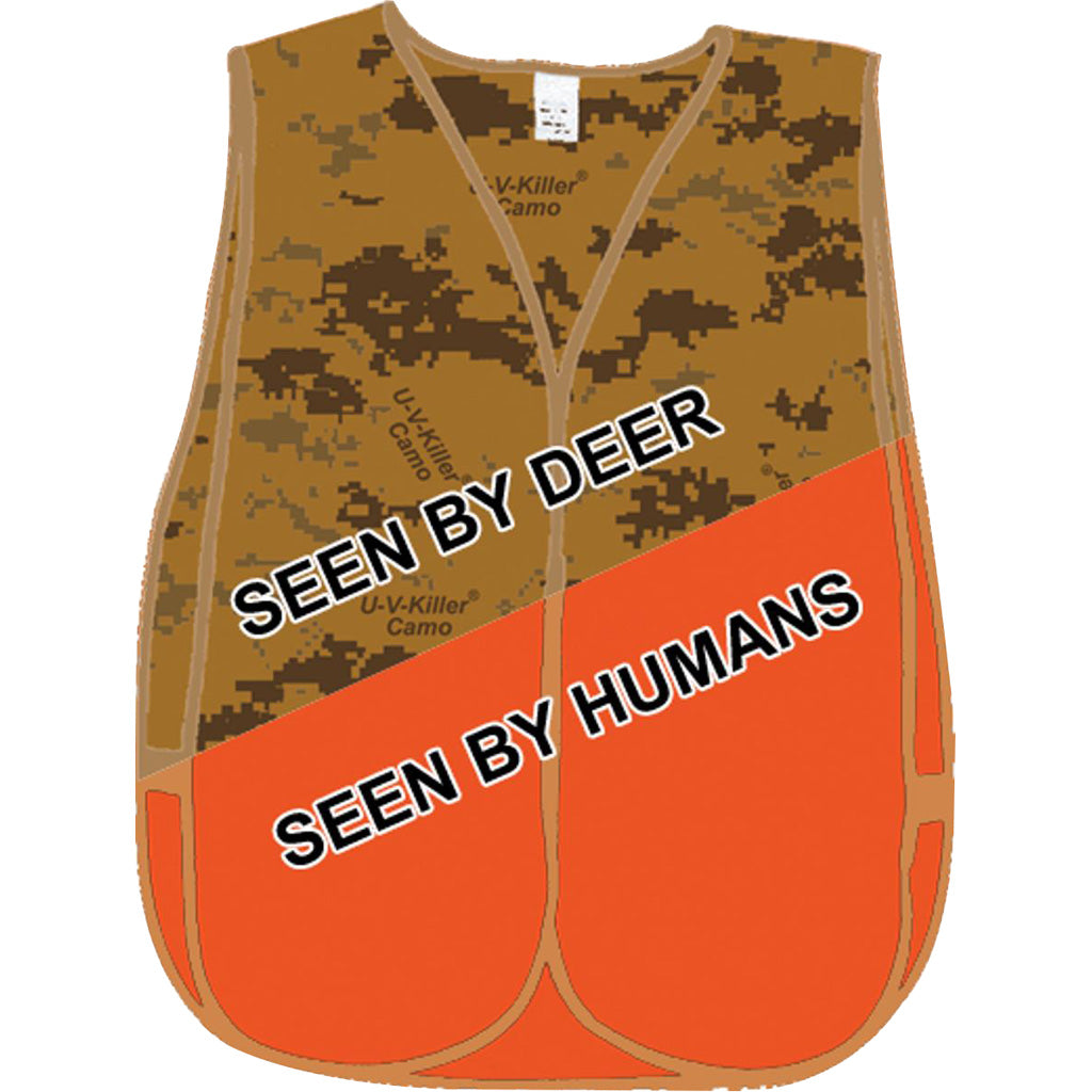 Atsko Blaze Camo UV Killer Treated Hunting Vest One Size Fits All