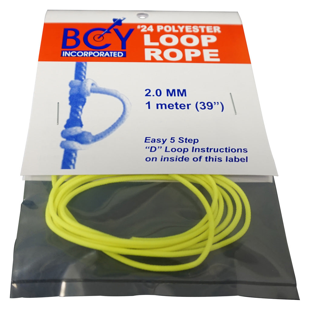 BCY 24 D-Loop String Material Neon Yellow 1m