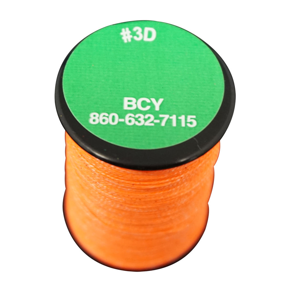 BCY 3D Twisted Dyneema Serving Neon Orange 120 yds.